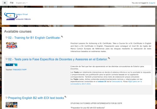 campus cursos homologados formación website